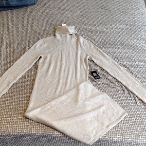 Express Gray Turtleneck Sweater Dress Size Small